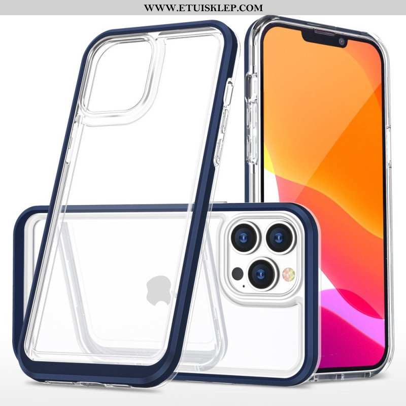 Etui do iPhone 14 Pro Krawędzie W Kolorze Kryształu